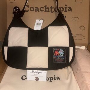 NWT Coachtopia Loop Ergo Bag With Checkerboard Quilting CY343